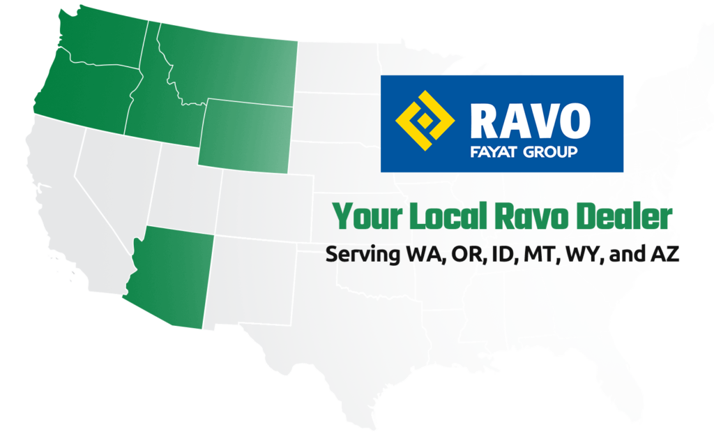 Ravo Sweeper Dealer for WA, OR, ID, MT, WY, and AZ