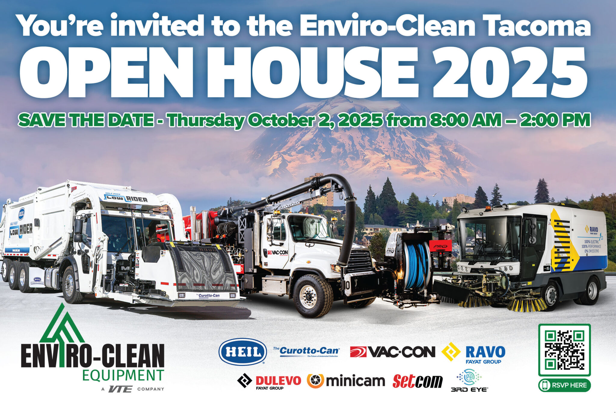 Enviro-Clean Garbage Trucks, Vac Trucks, Sweepers and Equip