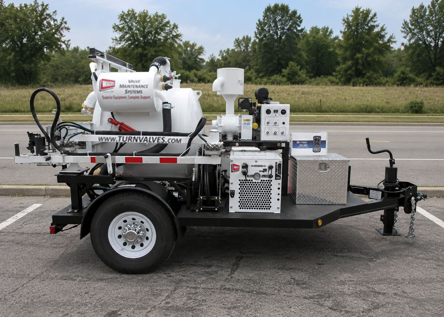 Wachs standard LX valve maintenance trailer for sale